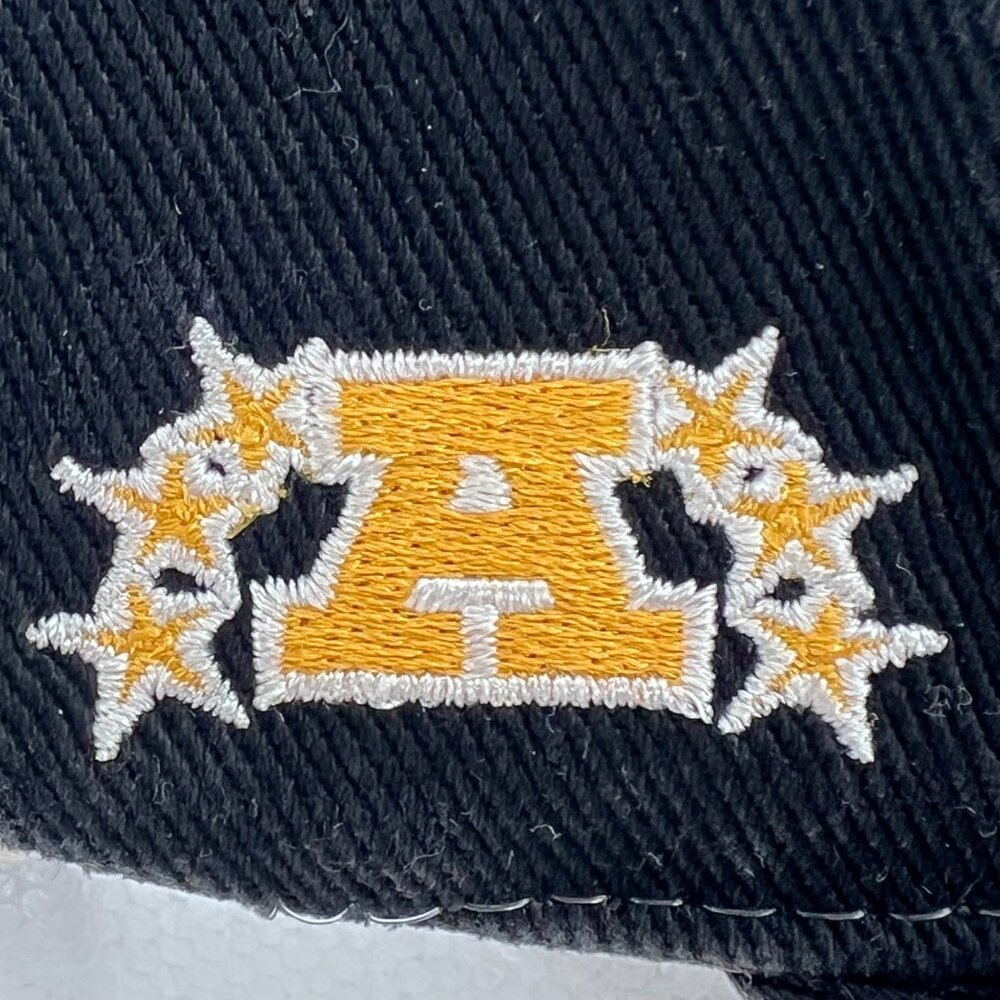 Vintage Pittsburgh Steelers Reebok NFL Equipment Cap OSFA Cotton Black Yellow - Picture 13 of 16